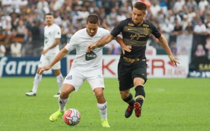 Corinthians e Santos empatam por 1 a 1 em amistoso