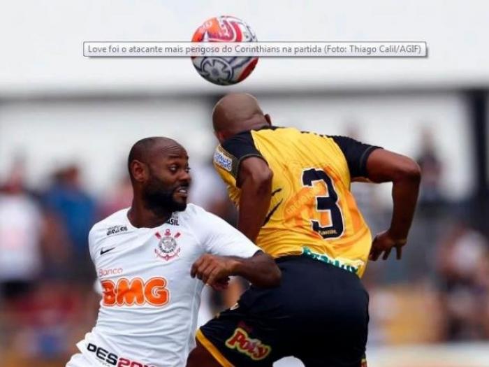 Corinthians joga mal e é derrotado pelo Novorizontino fora de casa