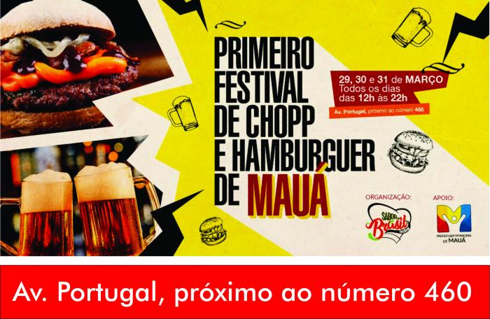 1° Festival de Chopp e Hambúrguer chega à Mauá com preparos exclusivos