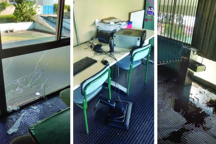 Escola estadual de Mauá é alvo de vandalismo