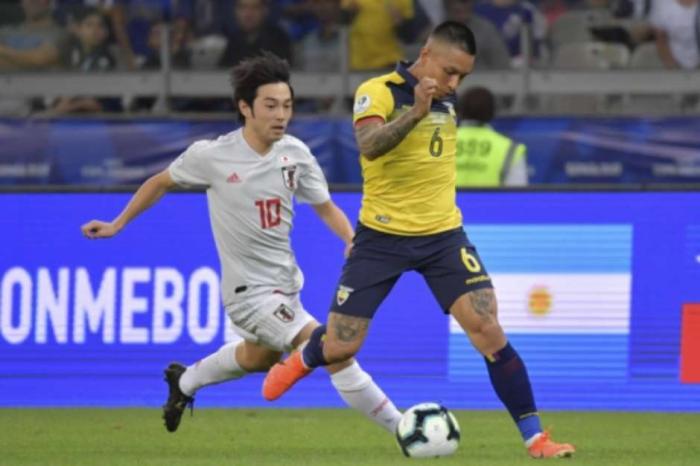 Equador e Japão empatam por 1 a 1 e estão eliminados da Copa América