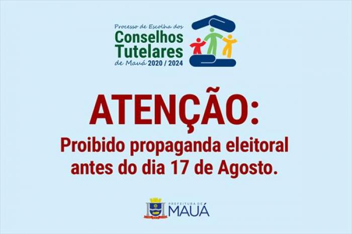 É proibida propaganda eleitoral para o Conselho Tutelar antes da data