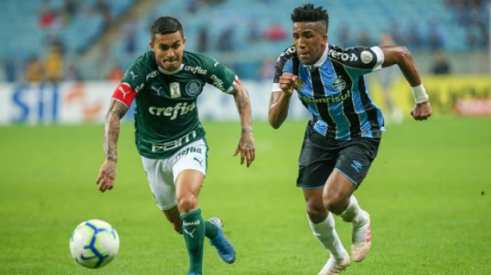 Grêmio e Palmeiras empatam em 1 a 1 e time paulista perde vice-liderança