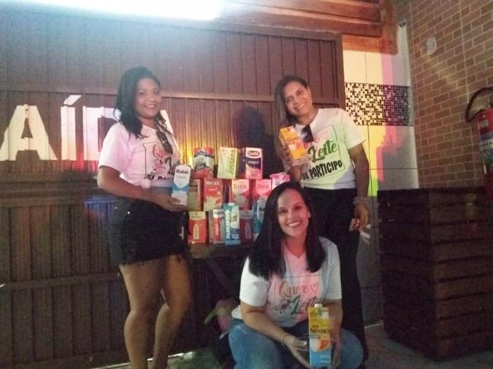 Projeto ‘Quero Leite’ recebe doações durante fim de semana