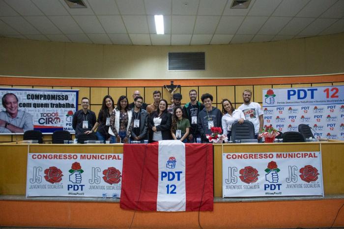 Juventude Socialista do PDT elege nova diretoria em Congresso Municipal