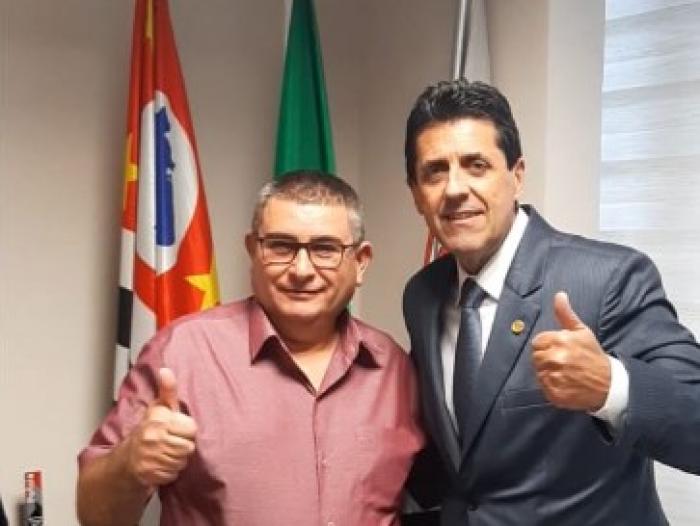 Ronaldo Pedrosa visita o deputado Delegado Olim e ganha apoio para 2020