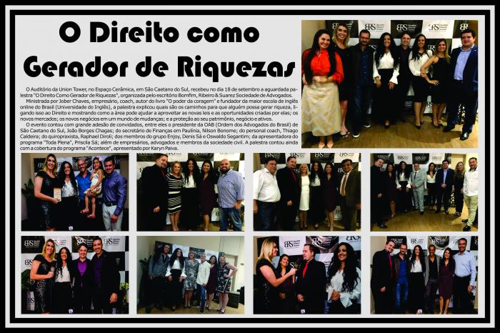 O Direito como Gerador de Riquezas 