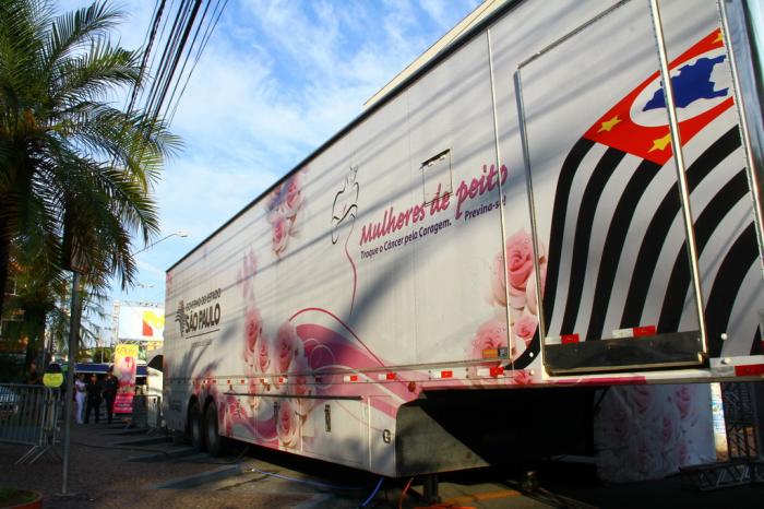 Carreta da mamografia estará em Mauá de 18 a 30 de novembro