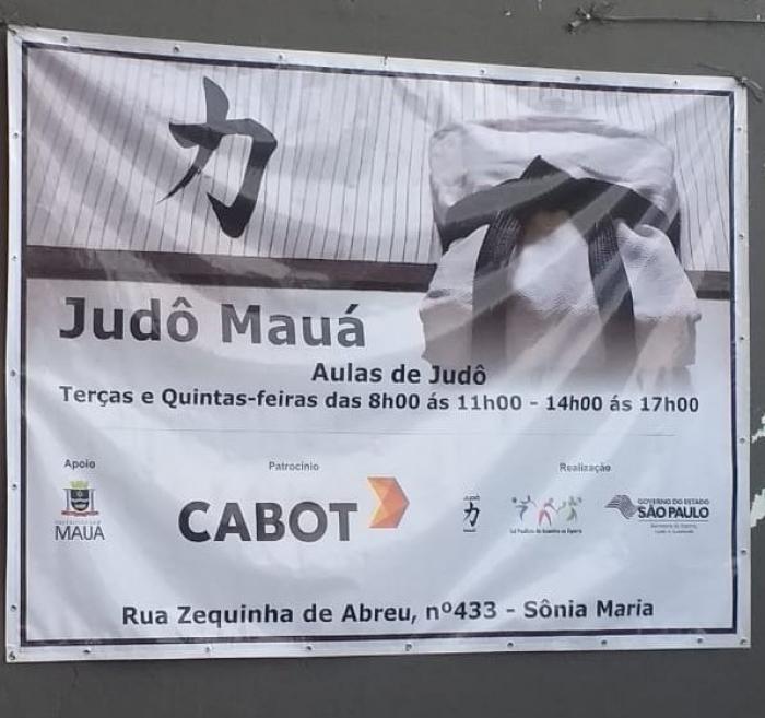 Associação de Judô de Mauá oferece aulas na cidade com apoio da Prefeitura de Mauá e da empresa Cabot do Brasil