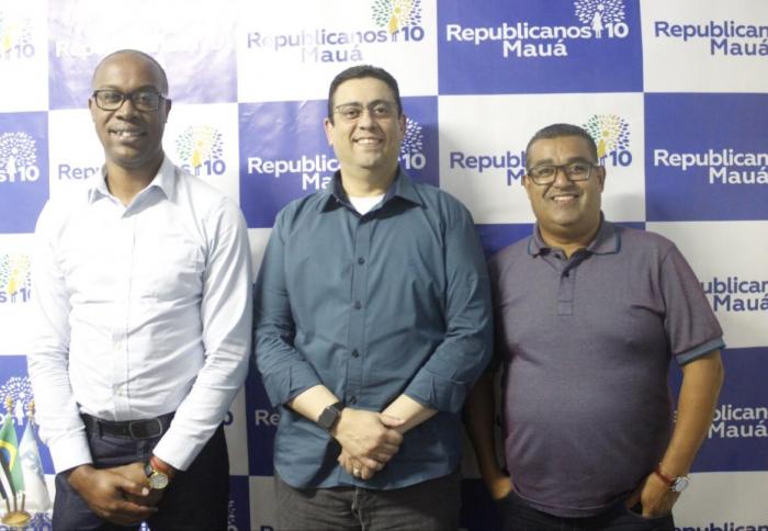Presidente estadual do Republicanos10, Sérgio Fontellas, parabeniza Mauá pelos 65 anos