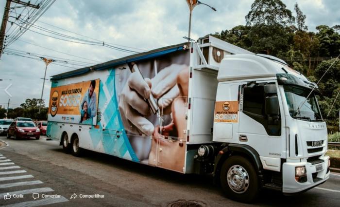 Projeto ‘Carreta Sorria Mauá’ atende gratuitamente até dia 21