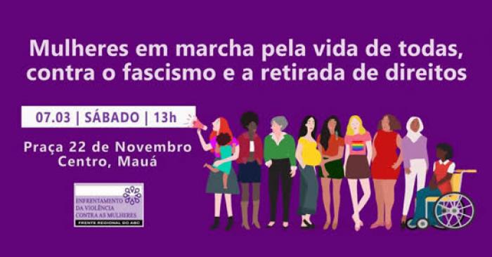 Mulheres realizam ato unificado em Mauá