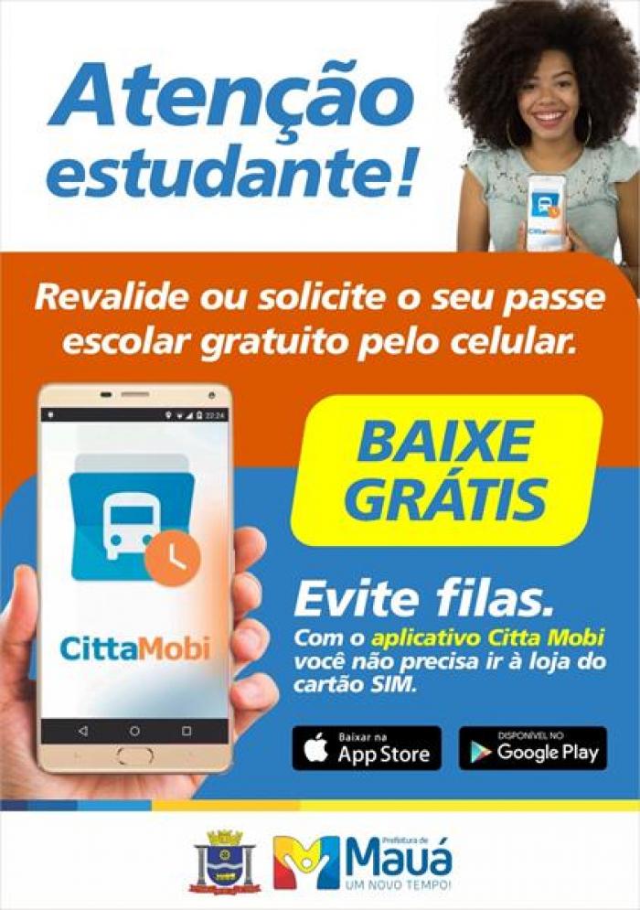 Serviços do passe escolar de Mauá podem ser feitos por aplicativo