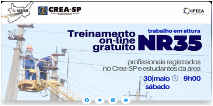 ASSEAM promove curso NR35 neste sábado