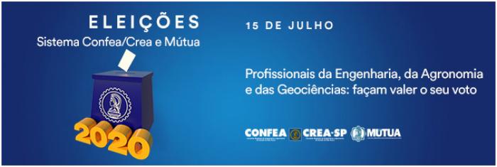 Eleições 2020 - Crea-SP/Confea/Mútua