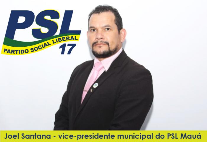Joel Santana é pré-candidato a vereador pelo PSL em Mauá