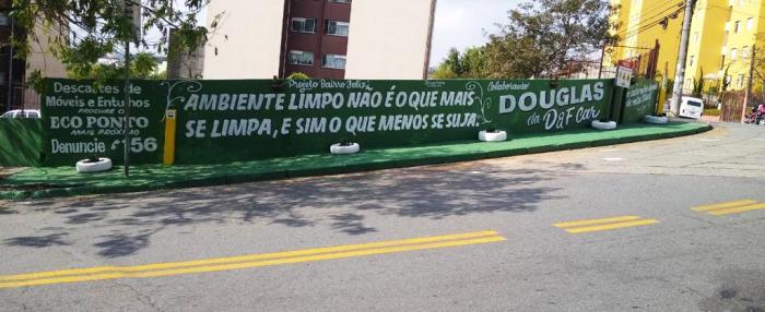 Douglas da D&F Car e seus colaboradores realizam revitalização dos arredores do Condomínio Barão de Mauá