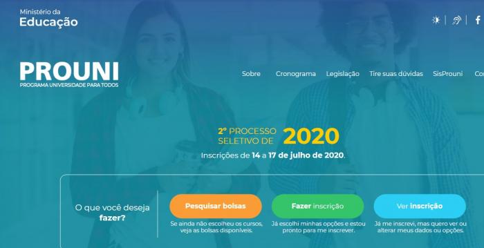 Ministério da Educação abre inscrições para o Prouni 