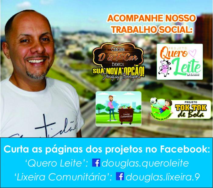 Douglas da D&F Car Eventos fala sobre a importância dos projetos sociais que ele apoia