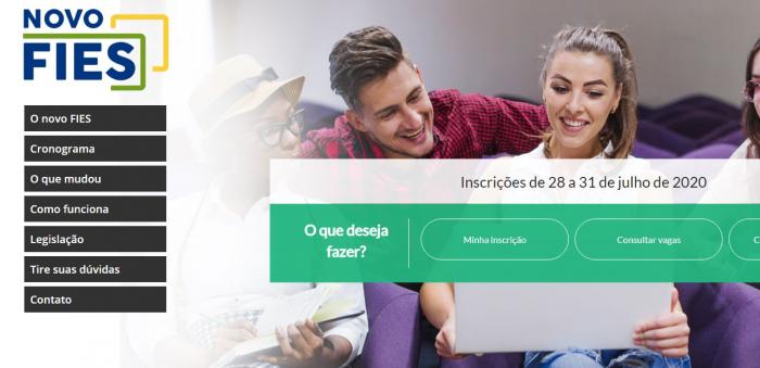 Inscrições abertas para o FIES do 2º semestre de 2020