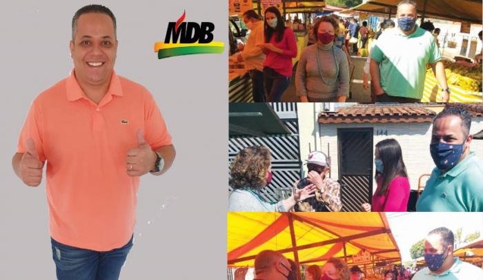 Défa Brabo’s visita feira do Jardim Santa Lídia e ouve reclamações da população