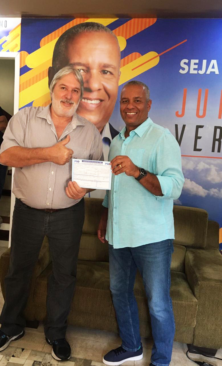 Edson Bananeiro filiou-se ao PSD, partido que tem seu amigo Juiz João Veríssimo como pré-candidato a prefeito