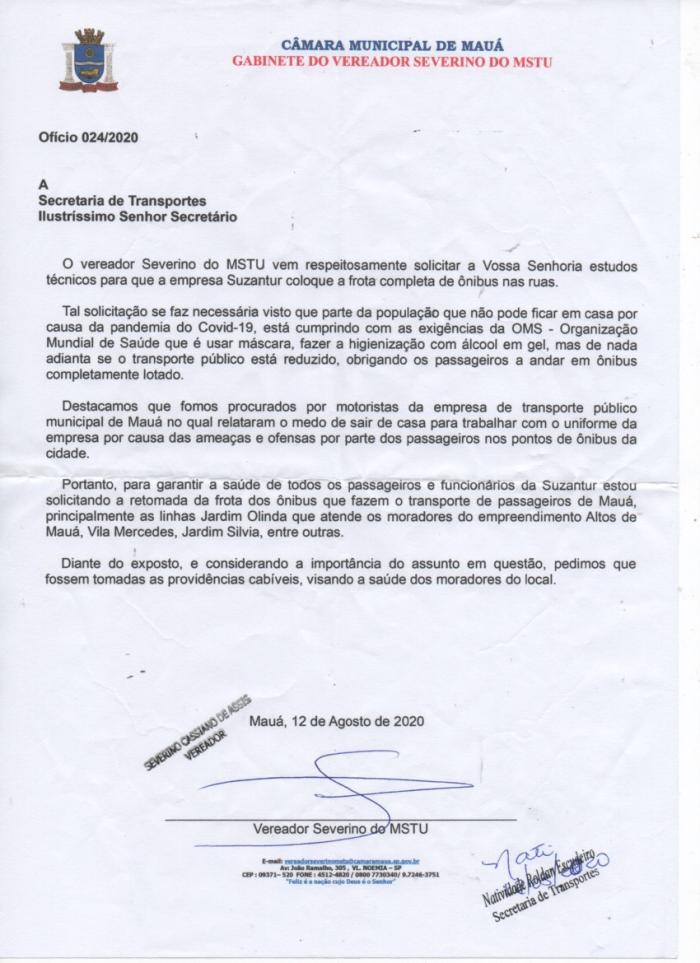  Severino do MSTU tem solicitação atendida pelo Tribunal de Justiça 