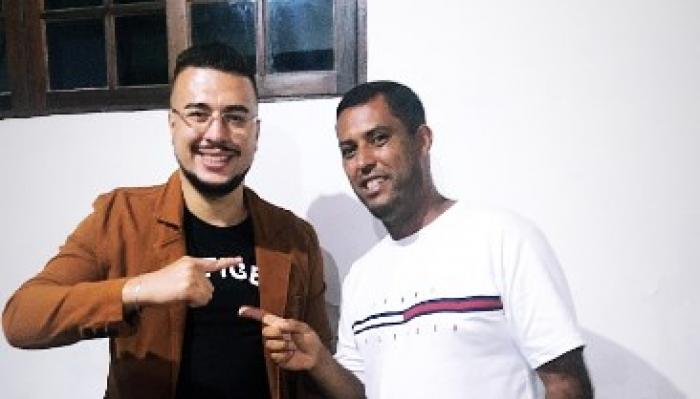 Leandro Tetinha, pré-candidato a vereador em Ribeirão Pires pelo PTB, declara apoio a Kaique Silva