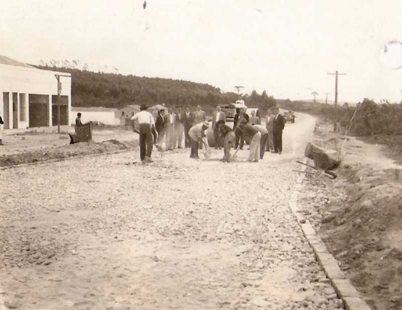 Antigo caminho Mauá/Santo André, atual Avenida João Ramalho - Foto: Acervo do Museu Barão de Mauá