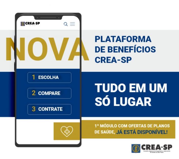Crea-SP apresenta nova plataforma de benefícios
