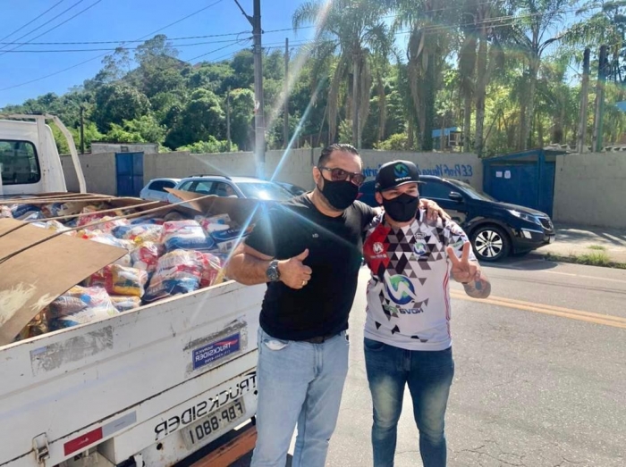 Cleber Broch participa de ações em combate a fome