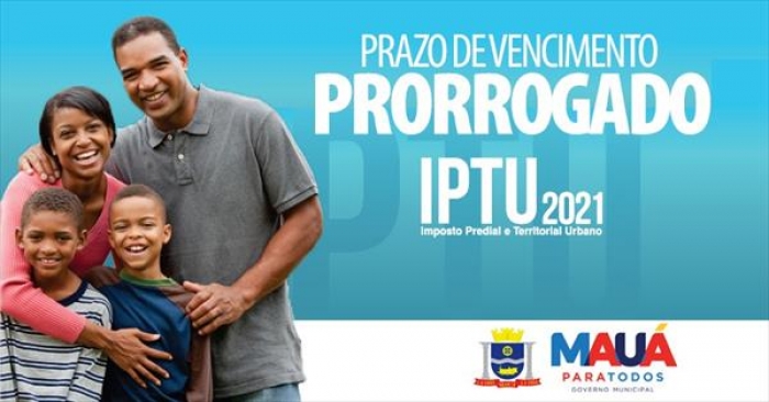 Prazo de vencimento do IPTU 2021 é prorrogado em Mauá