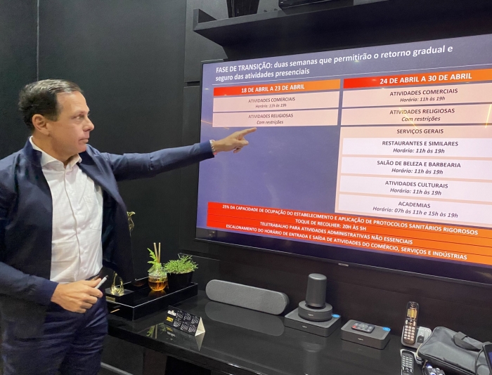 Estado de São Paulo terá fase de transição a partir deste domingo