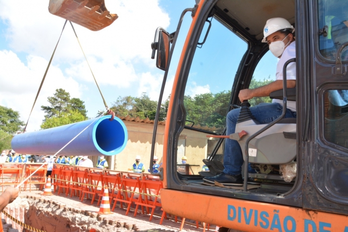 Sabesp inicia obras para construção de novo reservatório de água em Mauá