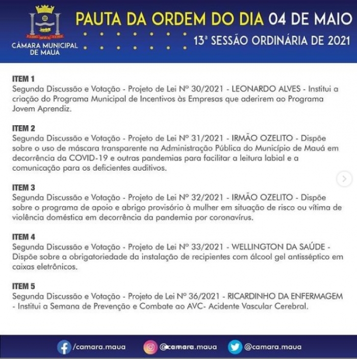 Em Pauta - Transparência