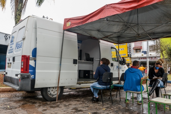 CPTR Móvel volta a atender na Praça XXII de Novembro