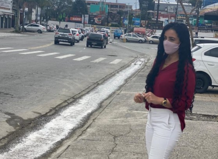 Wanessa Bomfim aponta que construção de reservatório no Jardim Anchieta beneficiará vários bairros