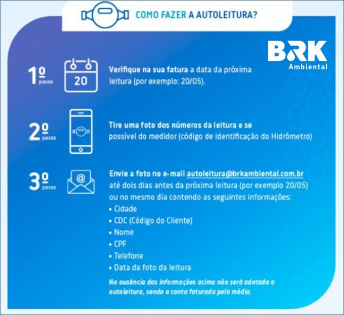 Serviço de autoleitura facilita o controle mensal das contas de água e esgoto em Mauá