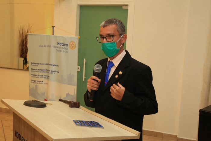 Gilberto Venâncio é o novo presidente do Rotary Clube Barão de Mauá
