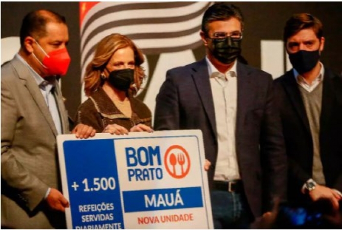 Governo de SP anuncia R$ 1 milhão para Bom Prato em Mauá