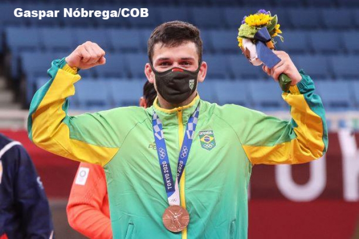Daniel Cargnin conquista medalha de bronze para o judô brasileiro nas Olimpíadas