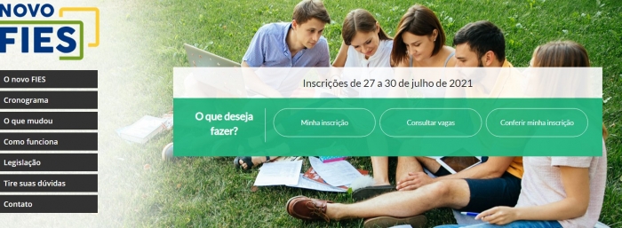 Fies abre inscrições para o segundo semestre; serão disponibilizadas mais de 69 mil vagas