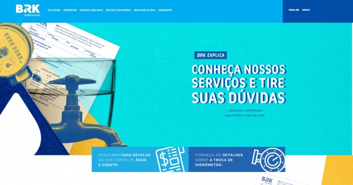 BRK Ambiental lança nova área no site para esclarecer dúvidas dos clientes