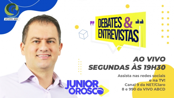 Na TV, Junior Orosco ganha destaque com Debates & Entrevistas