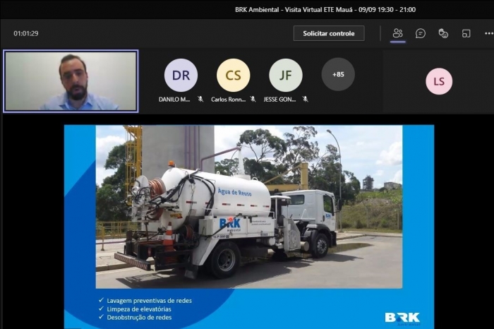 BRK Ambiental realiza palestras de conscientização sobre descarte de lixo na rede e apresenta processo de tratamento de esgoto