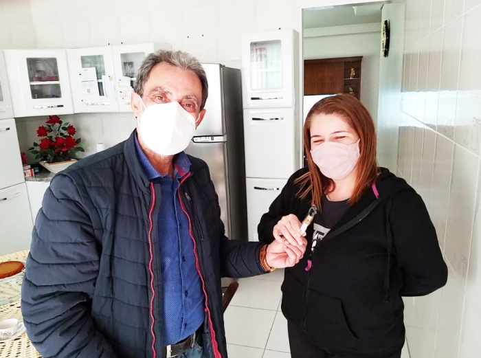 Vereador Eugênio Rufino visita famílias em toda Mauá