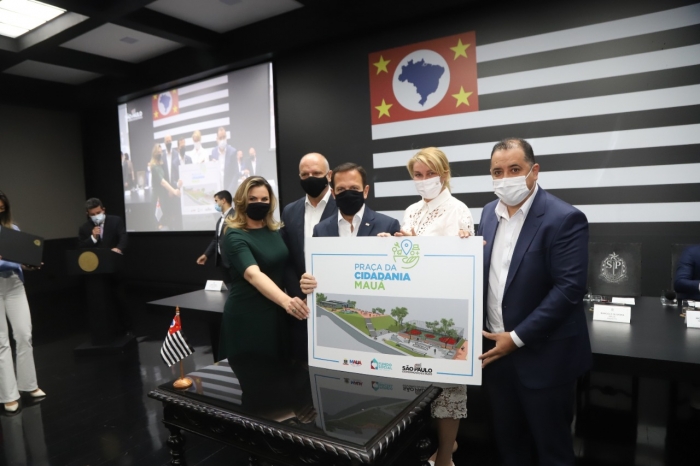 Mauá assina convênio para implantação do projeto Praça da Cidadania