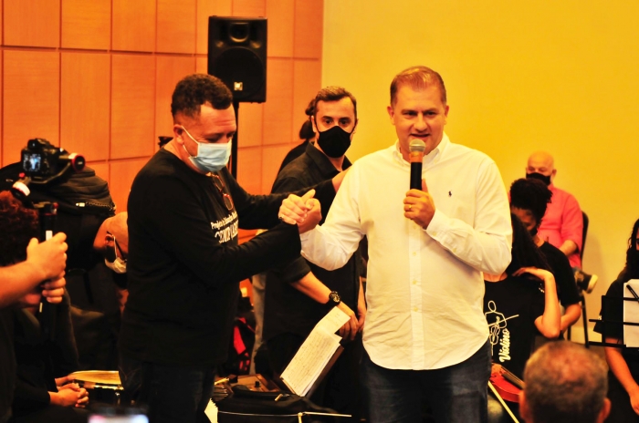Em Santo André, Junior Orosco reúne lideranças políticas