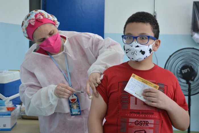 Mauá inicia imunização do público infantil de 5 a 11 anos contra a covid-19