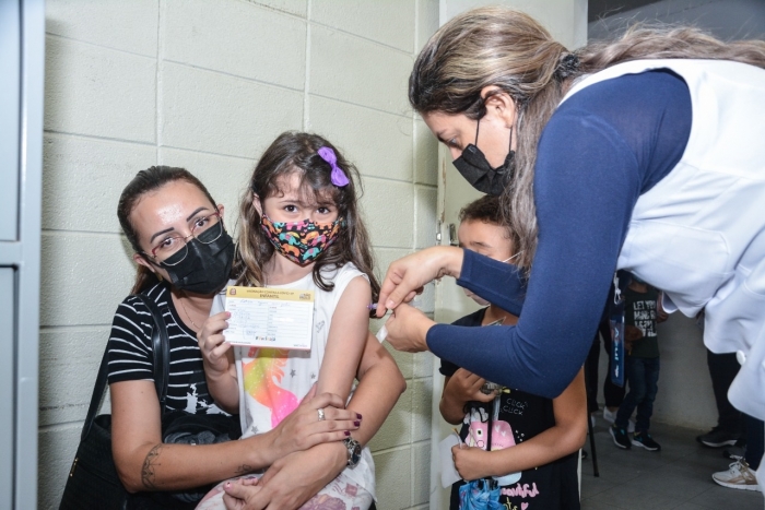 Mauá realiza primeiro mutirão de vacinação contra a Covid-19 com agendamento on-line do público infantil